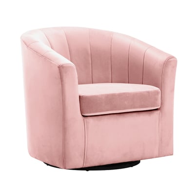 Dani丹妮絨布可旋轉休閒椅-五色可選13