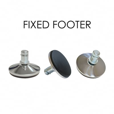 電鍍固定腳墊-銀色