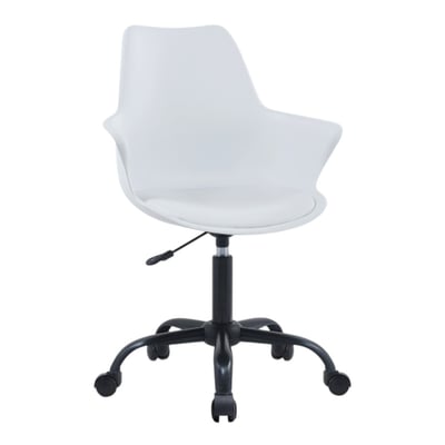 Axe埃克斯簡約軟墊扶手PP黑腳電腦椅-四色可選1