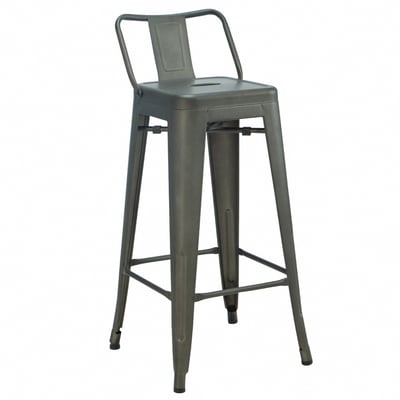 Myth密斯工業風金屬低背吧檯椅-座高66cm-四色可選14