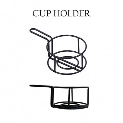 金屬杯架-黑色