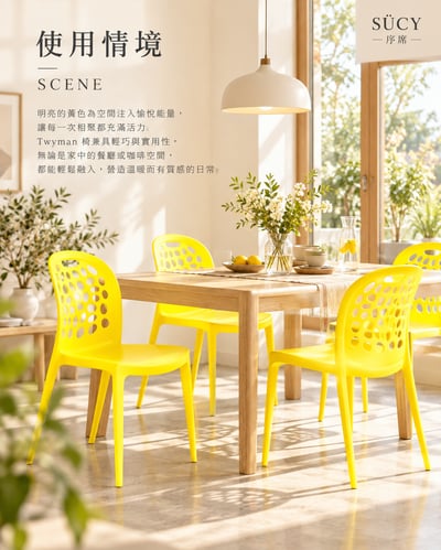Twyman特威曼網孔餐椅11