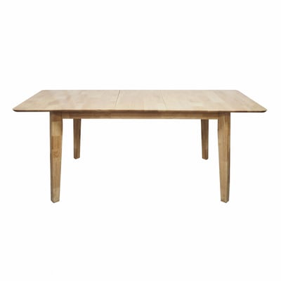 Fika悠享寬1.2-1.5m伸縮型實木餐桌-原木色1