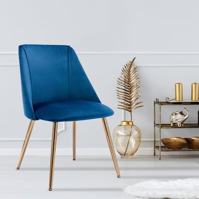 Amy艾米絨布直紋休閒餐椅-三色可選14