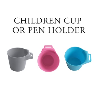 兒童桌適配繽紛水杯-三色可選4