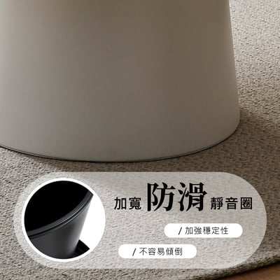 極簡黑白時尚雙色圓形套几8