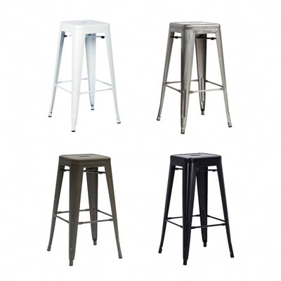 Yanni亞尼工業風可堆疊金屬吧檯椅-高76cm-四色可選16