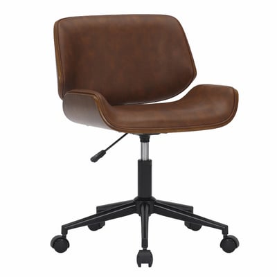 Knox諾克斯PU面曲木框升降黑腳電腦椅-三色可選13