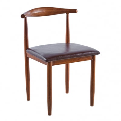 Horns牛角造型金屬轉印休閒餐椅-兩色可選2