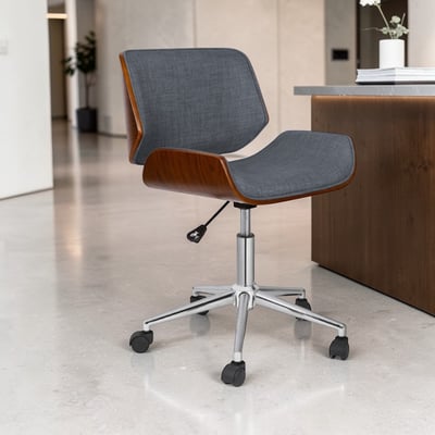 Edric埃德瑞克可調式布面曲木電腦椅 兩色可選16