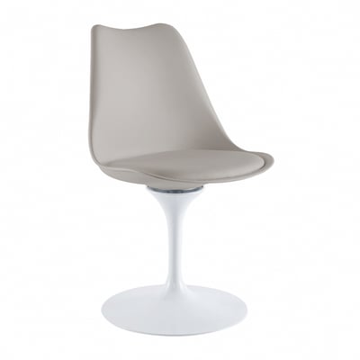 Statue斯特圖雕塑造型金屬旋轉白柱椅-五色可選3