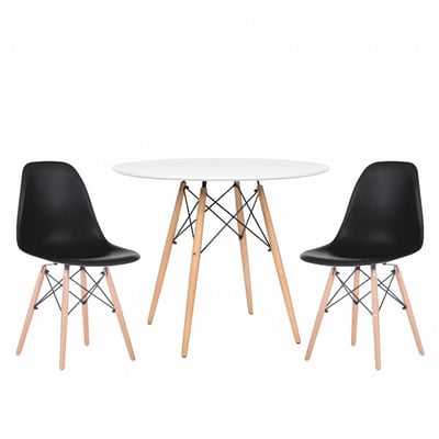 Galan加蘭北歐一桌二椅套組-EMS幅80cm-七色可選1