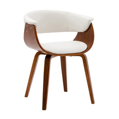 Vanilla維妮拉PU面扶手曲木休閒餐椅-三色可選2