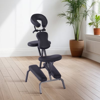 Portable便攜式多功能折疊推拿按摩指壓刺青椅-黑色18