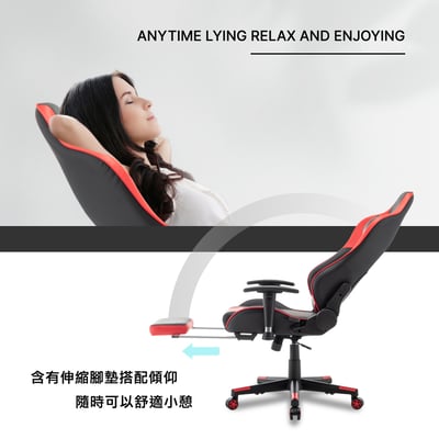 ArcticWolf Crotalus響尾蛇賽車型電競椅-三色可選15