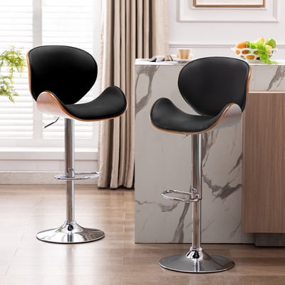 Freda弗蕾達曲木吧檯椅-兩色可選19