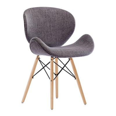 Ava艾娃流線布面餐椅-兩色可選12