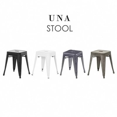 Una尤娜工業風可堆疊金屬椅凳-高45cm-四色可選5