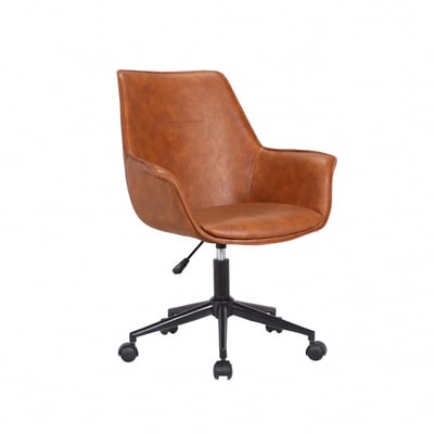 Faux福克斯造型扶手復古電腦椅-兩色可選13