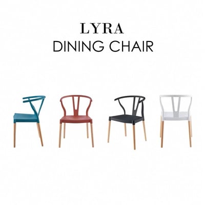 Lyra萊拉Y字半圓造型休閒餐椅 4色可選15