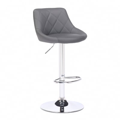 Logan羅根菱格紋皮面可調式吧檯椅-四色可選2