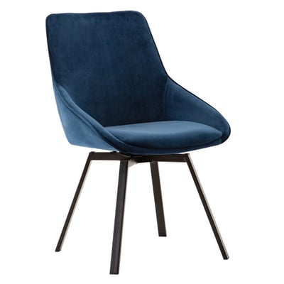 Naila奈拉旋轉絨布餐椅-三色可選1