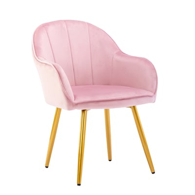 Yari亞里典雅絨布餐椅-四色可選14