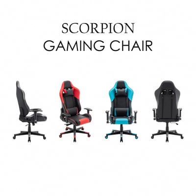 ArcticWolf Scorpion戰蝎賽車型電競椅-三色可選4