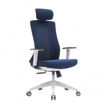 Vortex 4.0 旋流白框高背半網扶手人體工學電腦椅-三色可選2