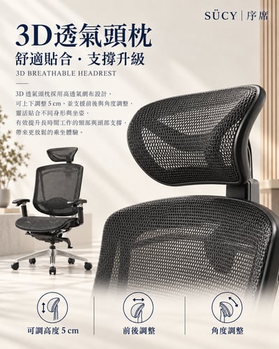 Armand雅蒙高背線控全網辦公椅7
