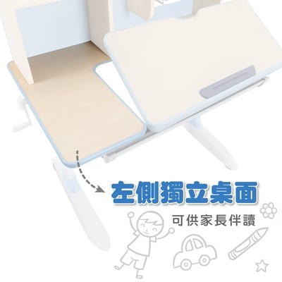 NUNU努努多功能兒童成長桌-寬100cm-兩色可選13