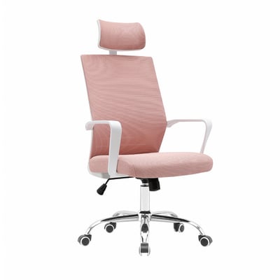 Heath希斯高背扶手半網可調式白框電腦椅-五色可選2