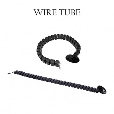 全塑電線收納蛇管-黑色2