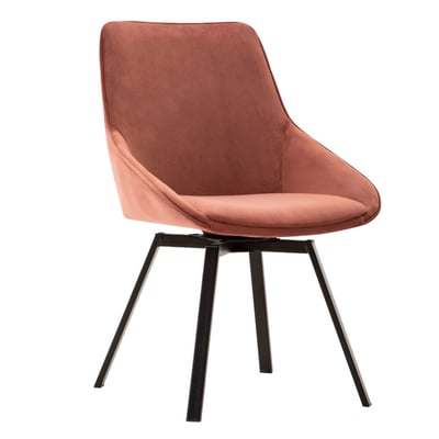 Naila奈拉旋轉絨布餐椅-三色可選2