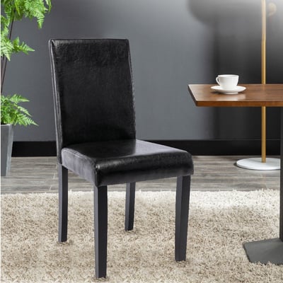 Hope霍普經典PU高背實木框餐椅-兩色可選13