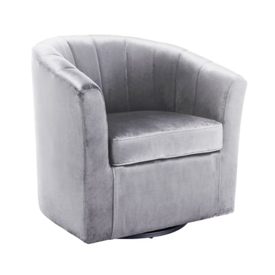 Dani丹妮絨布可旋轉休閒椅-五色可選11