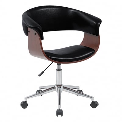 Carson卡森PU面扶手曲木升降電腦椅-四色可選3