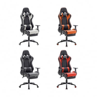 ArcticWolf Apollo太陽神賽車型金屬腳電競椅-四色可選7