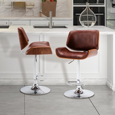 Niam尼安可調式曲木吧檯椅-三色可選20