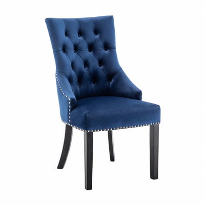 Priya普利亞奢華拉扣微翼木質腳休閒餐椅-四色可選15