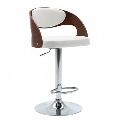 Izra伊澤拉曲木PU可調式吧檯椅-兩色可選1