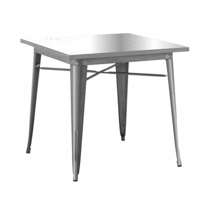 Delia迪麗雅工業風金屬方形餐桌-幅80cm-四色可選1