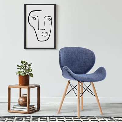 Ava艾娃流線布面餐椅-兩色可選15