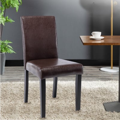 Hope霍普經典PU高背實木框餐椅-兩色可選14