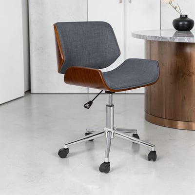 Edric埃德瑞克可調式布面曲木電腦椅 兩色可選17