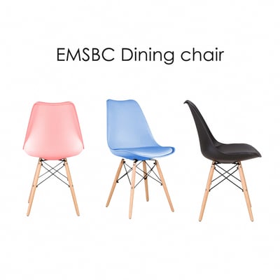 EMSBC北歐經典造型軟墊餐椅-五色可選6