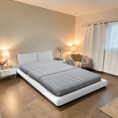 摺好睡冰晶紗涼感透氣三折床墊3.5尺-灰色14