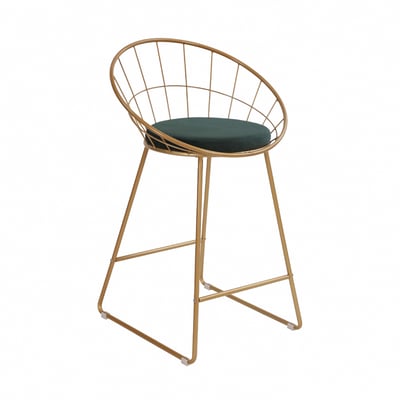 Twilight暮光全金腳軟墊吧檯椅-坐高61cm-三色可選2