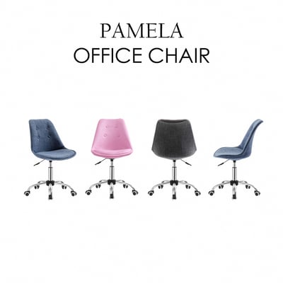 Pamela帕梅拉可調式拉扣電腦椅-三色可選4
