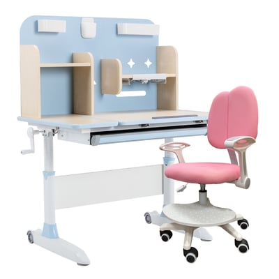 NUYO努幼兒童成長桌椅組-三色可選22